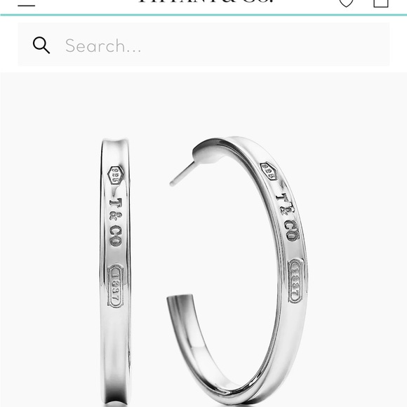 Tiffany & co 1837 small ear hoops - Picture 9 of 9